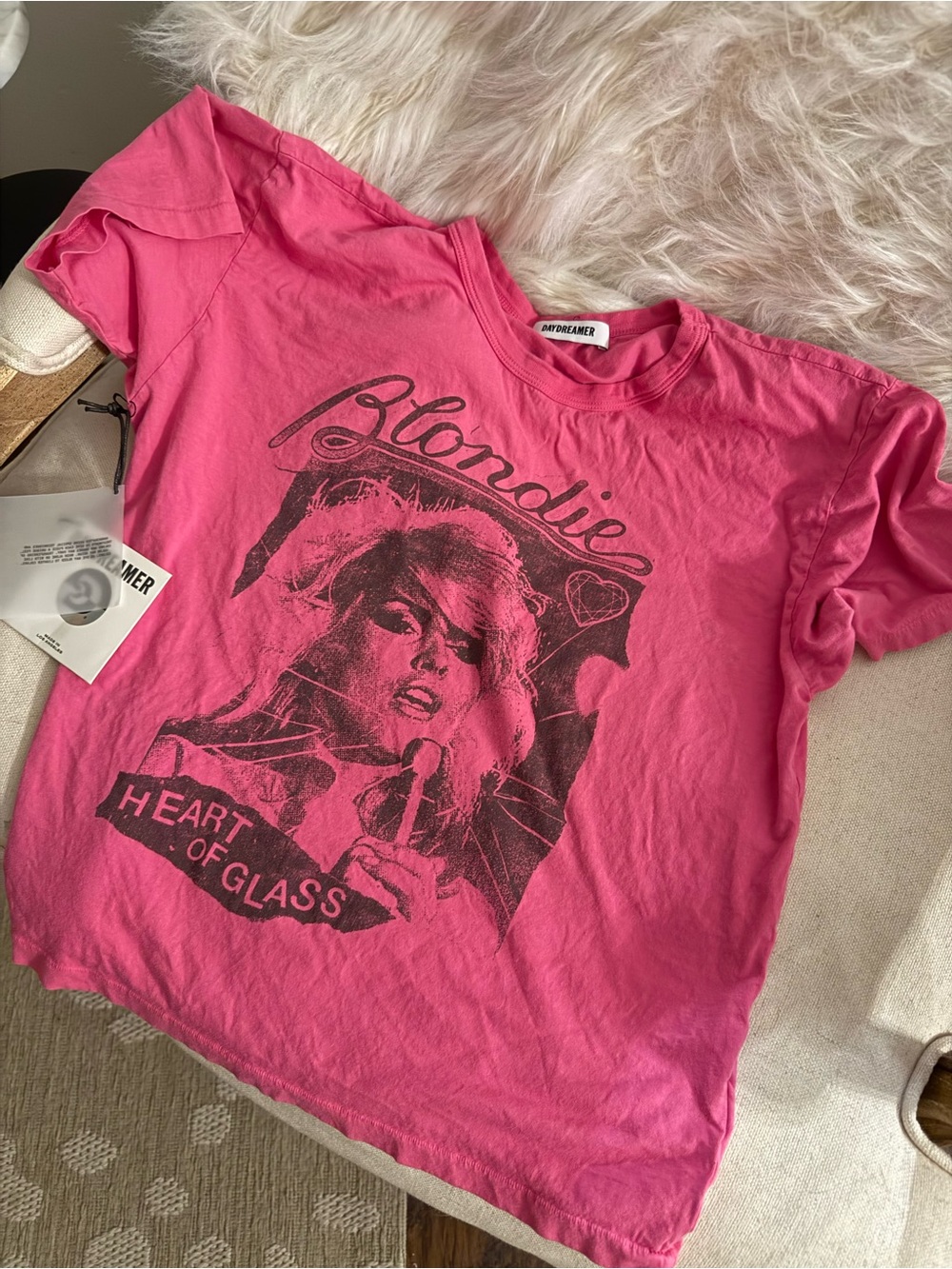 NWT Daydreamer Blondie 'Heart of Glass' Tee